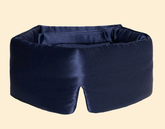 Zijde Slaapmasker – Ultieme Verduistering & Haarbescherming – Perfect voor Moeizame Slapers