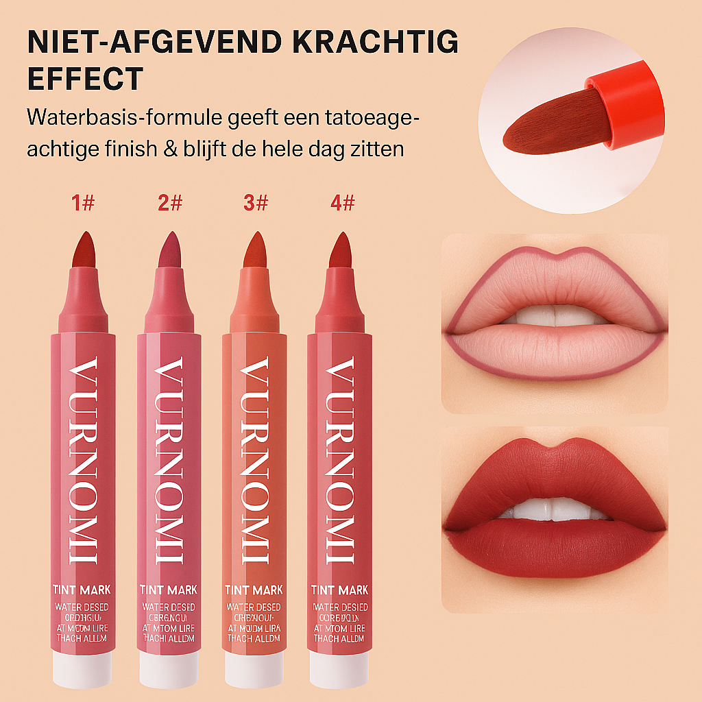 Volledige Lip Marker – Matte & Moisturizing Lipliner die Blijft Zitten!